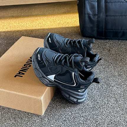 Kids Boys Sneakers Lightweight Athletic Faux Leather Sneakers