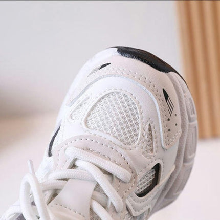 Kids Boys Sneakers Lightweight Athletic Faux Leather Sneakers