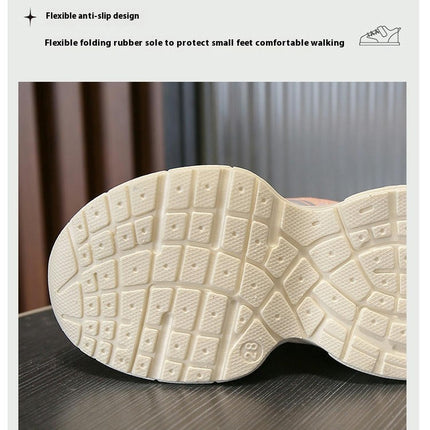 Kids Sneakers Boys Running Faux Leather Sports Casual Sneakers