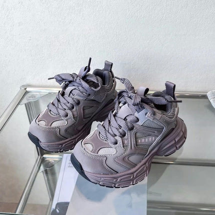 Boys Faux Leather Antiskid Sneakers Outdoor Casual Kids Shoes
