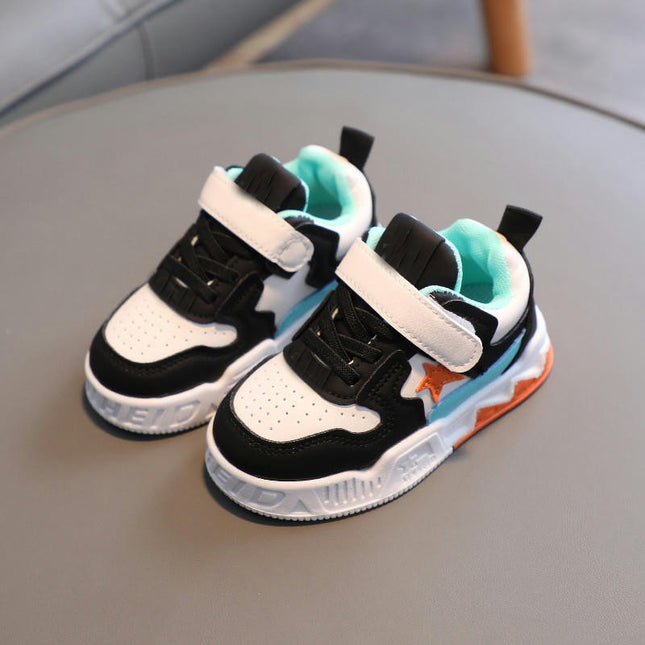Boys Sneakers Faux Leather Casual Comfortable Thick Sneakers