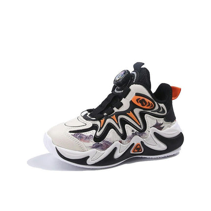 Boys Running Shoes Casual Versatile Thick Sole Student Sneakers