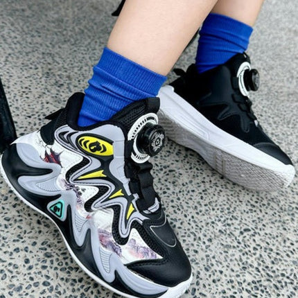 Boys Running Shoes Casual Versatile Thick Sole Student Sneakers