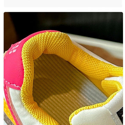 Girls Platform Sneakers Lace Up Casual Fashion Walking Sport Shoes