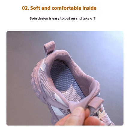 Girls Chunky Sneakers for Fashion Soft Soles Casual Sneakers