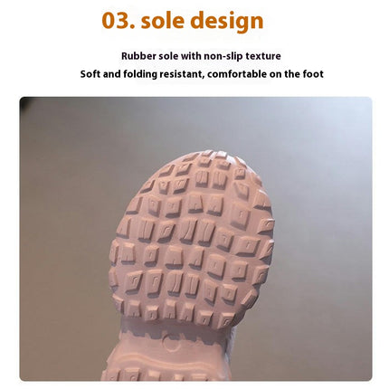 Girls Chunky Sneakers for Fashion Soft Soles Casual Sneakers