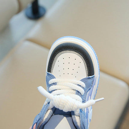 Sneaker for Toddlers Boys Faux Leather Fashion High top Sneakers