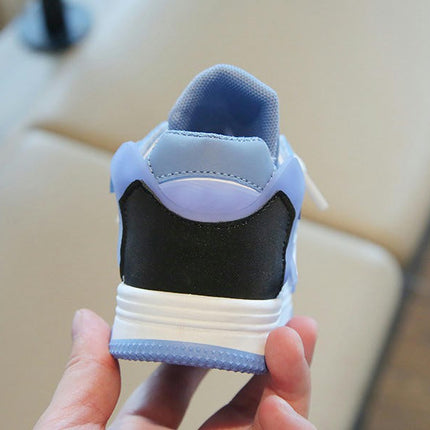 Sneaker for Toddlers Boys Faux Leather Fashion High top Sneakers