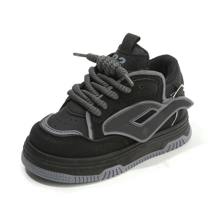 Toddler Boys Casual Fashion Comfort Faux Leather High Top Sneaker