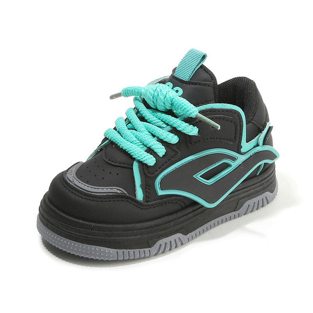 Toddler Boys Casual Fashion Comfort Faux Leather High Top Sneaker