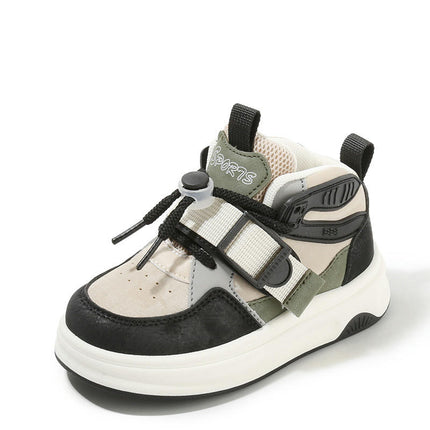 Kids Boys High Top Sneaker Fashion Faux Leather High Top Sneakers