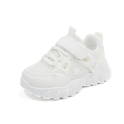 Kids Sneakers Boys Running Mesh Faux Leather Lightweight Sneakers