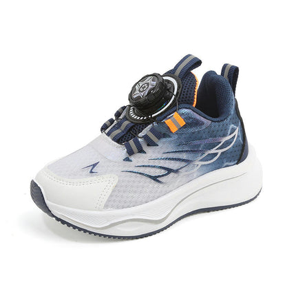Little Boys Cushion Sports Shoes Lightweight Breathable Fashion Sneakers