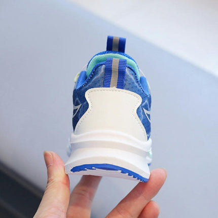 Little Boys Cushion Sports Shoes Lightweight Breathable Fashion Sneakers