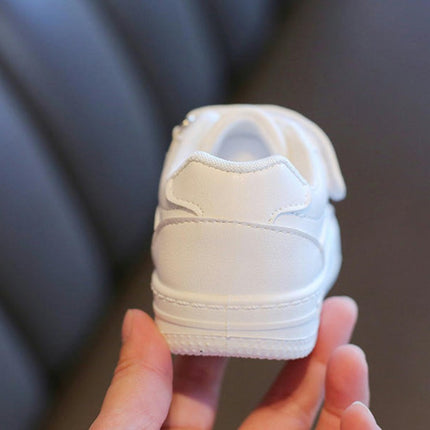 Girls Sneakers Faux Leather Running Children Athletic Sport Walking Shoes