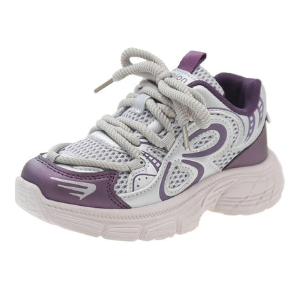 Boys Shoes Running Athletic Protective Faux Leather Walking Sneakers