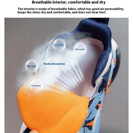Kids Boys Sports Fashion Running Shoes Faux Leather Sneakers