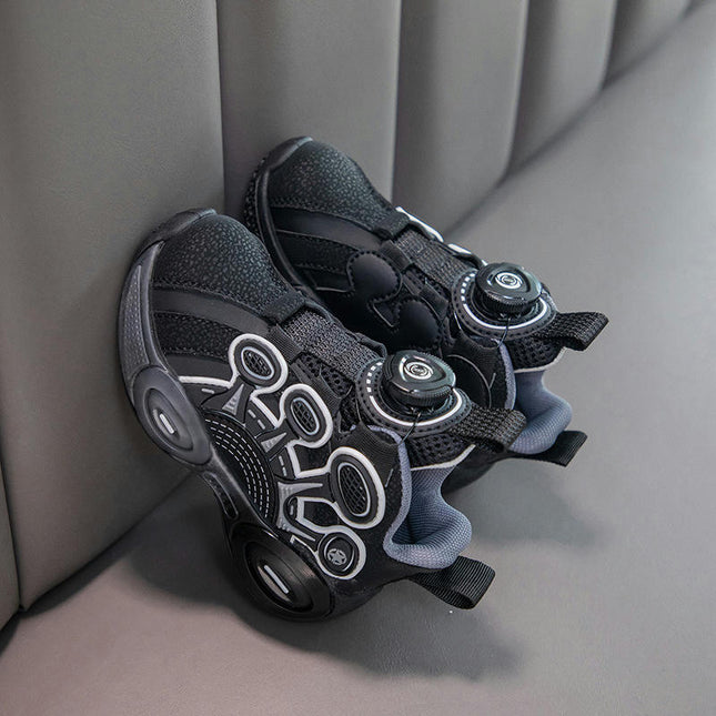 Kids Boys Sports Fashion Running Shoes Faux Leather Sneakers