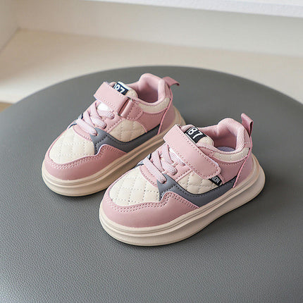 Kid Comfort Casual Faux Leather Fashion Walking Sneaker for Little Boys