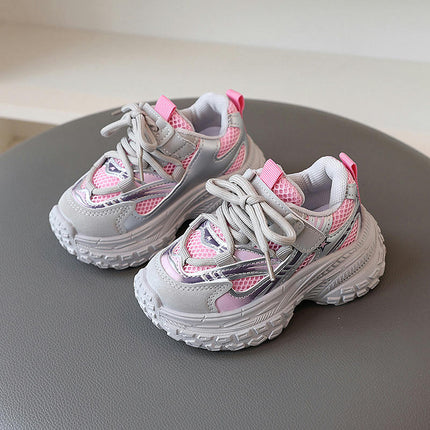 Little Boys Walking Tennis Shoes Casual Faux Leather Fashion Sneakers