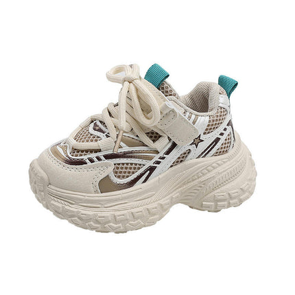 Little Boys Walking Tennis Shoes Casual Faux Leather Fashion Sneakers