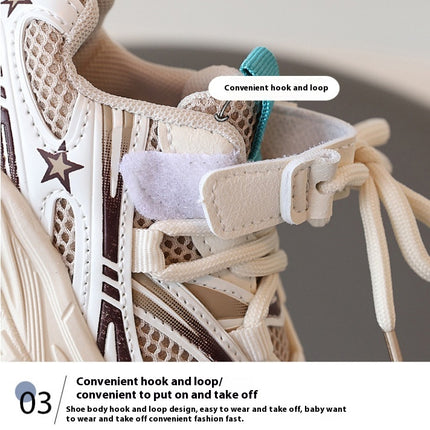 Little Boys Walking Tennis Shoes Casual Faux Leather Fashion Sneakers
