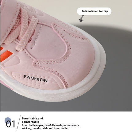 Toddlers Walking Shoes Faux Leather Comfortable Boys Sneakers