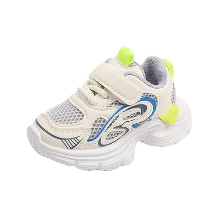 Toddler Athletic Shoes Faux Leather Walking Fashion Sneakers for Boys