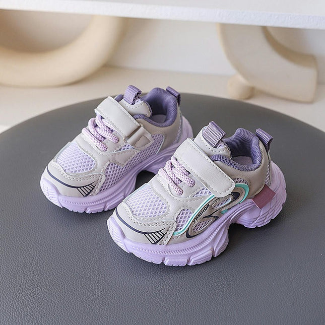 Toddler Athletic Shoes Faux Leather Walking Fashion Sneakers for Boys
