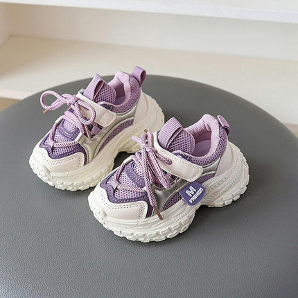 Kids Shoes Casual Faux Leather Boys Walking Sports Single Sneakers
