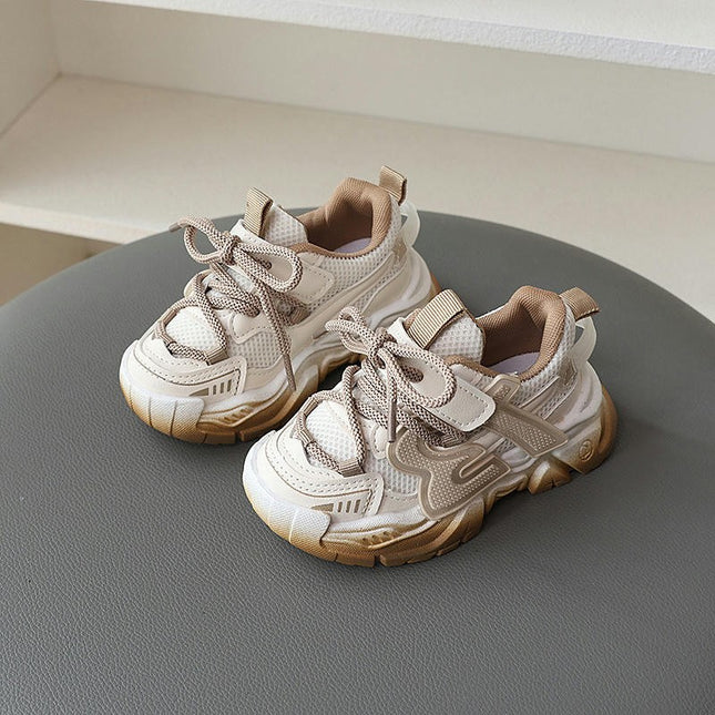 Child Sneakers for Boys Faux Leather Casual Walking Sneakers