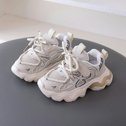 Toddler Boy Running Shoes Soft Athletic Faux Leather Walkers Shoes