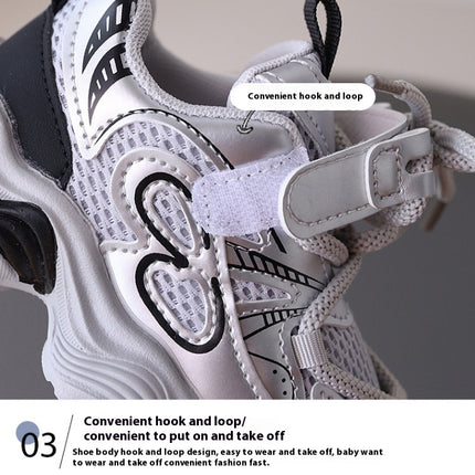 Toddler Boy Running Shoes Soft Athletic Faux Leather Walkers Shoes