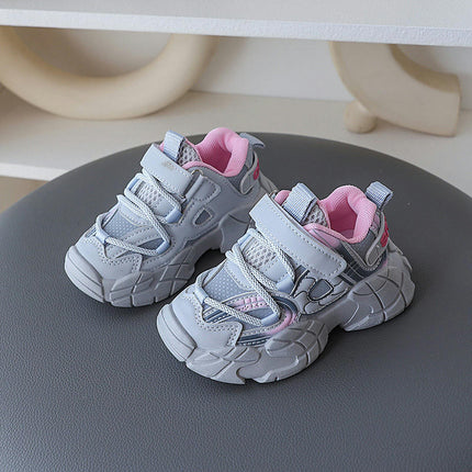 Kids Boy Faux Leather Casual Sneakers for Walking Running School