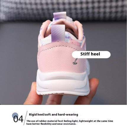 Kids Sneakers Boys Faux Leather Running Tennis Athletic Sports Casual