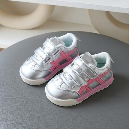 Toddler Boys Shoes Faux Leather Walking Non Slip Breathable Sports Sneakers