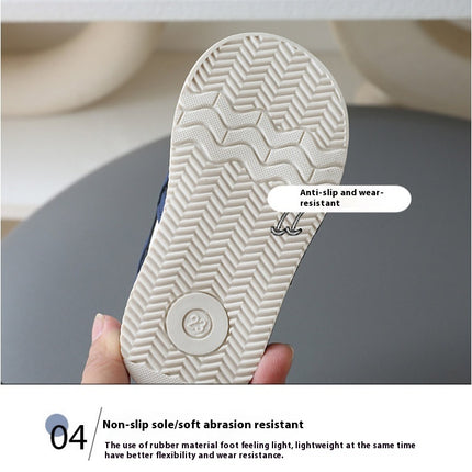 Toddler Boys Shoes Faux Leather Walking Non Slip Breathable Sports Sneakers