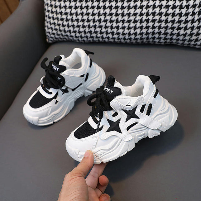 Toddler Sport Shoes Boys Spring and Autumn Mesh Breathable Shoes