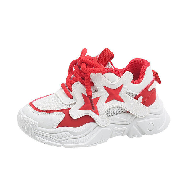 Toddler Sport Shoes Boys Spring and Autumn Mesh Breathable Shoes