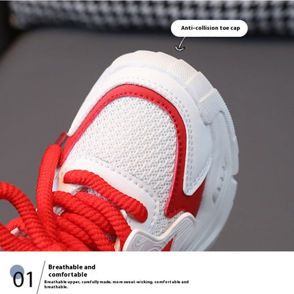 Toddler Sport Shoes Boys Spring and Autumn Mesh Breathable Shoes