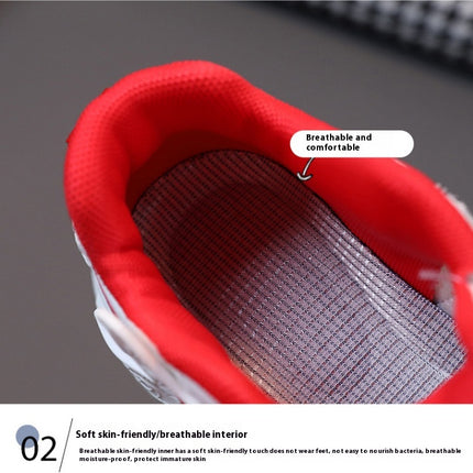 Toddler Sport Shoes Boys Spring and Autumn Mesh Breathable Shoes