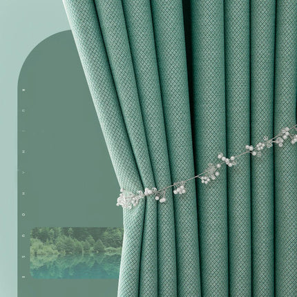 2 Panels Blackout Curtain Panel Pinch Pleated Drapery for Living Room Hooks Top