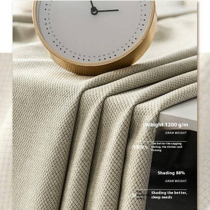 2 Panels Blackout Curtain Panel Pinch Pleated Drapery for Living Room Hooks Top