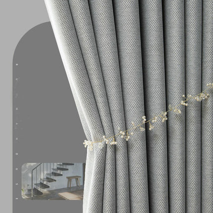 2 Panels Blackout Curtain Panel Pinch Pleated Drapery for Living Room Hooks Top