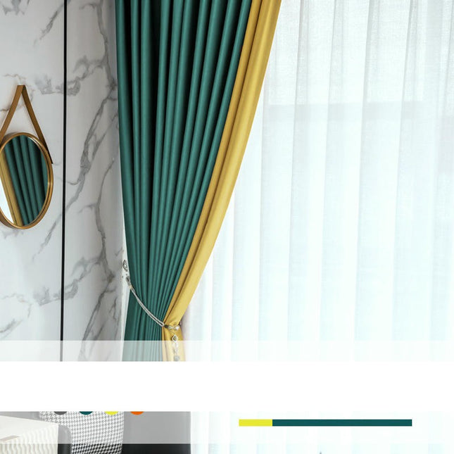 2 Panels Treatments Blackout Curtains for Living Room,Simple Drapes Hooks Top