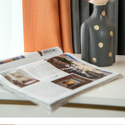 2 Panels Treatments Blackout Curtains for Living Room,Simple Drapes Hooks Top