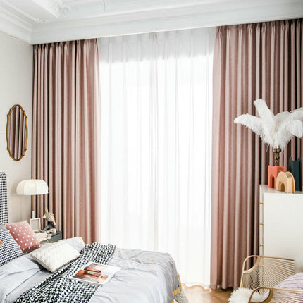 2 Panels Treatments Blackout Curtains for Room,Modern Simple Drapes Hooks Top