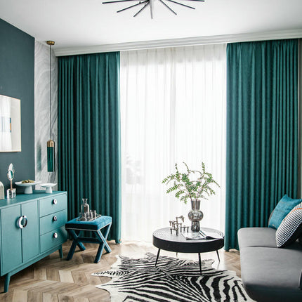 2 Panels Treatments Blackout Curtains for Room,Modern Simple Drapes Hooks Top