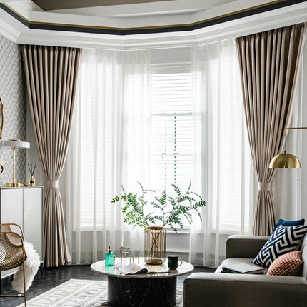 2 Panels Treatments Blackout Curtains for Room,Modern Simple Drapes Hooks Top