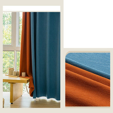 2 Panels Blackout Curtains Texture Patterns Drapes Window Treatments Hooks Top